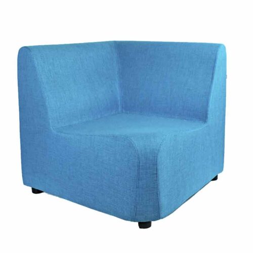 MODULAR ESQUINERO CERRADO A 90° POLIURETANO INYECTADO TAPIZ TELA
