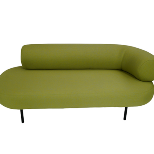 SOFA CON RESPALDO 2 PLAZAS TAPIZ TELA DE 73 * 163 * 76cm: