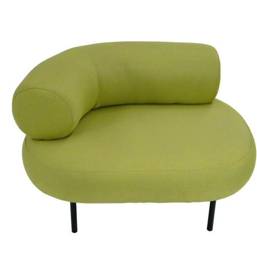SOFA CON RESPALDO 1 PLAZA TAPIZ TELA DE 73 * 100 * 76cm: