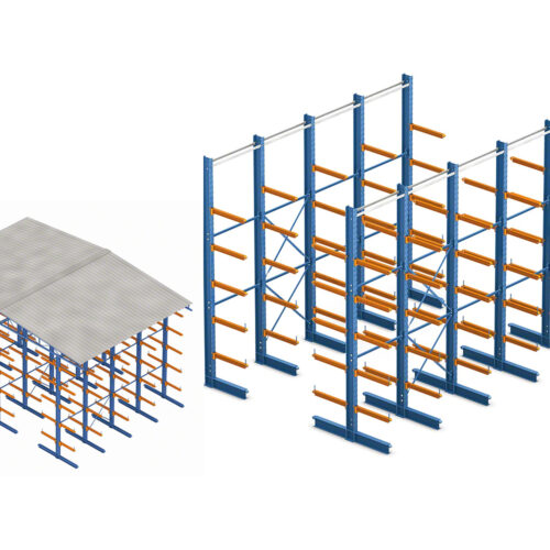 sistema de almacenamiento rack cantilever